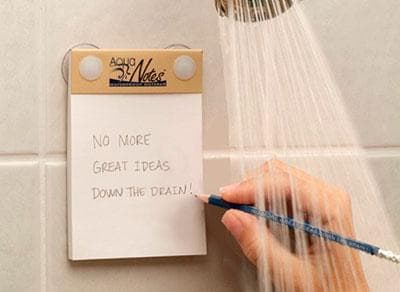 Notes for the shower