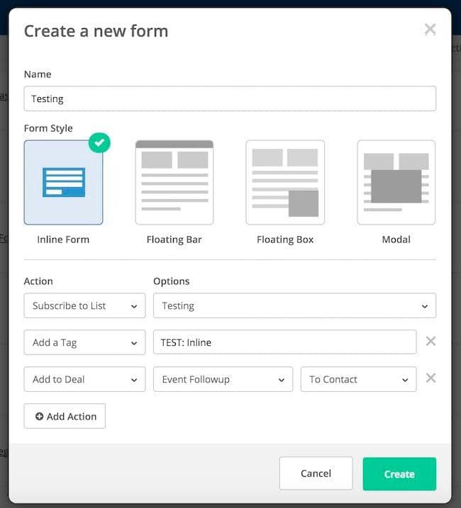 New ActiveCampaign Form Builder